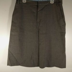 Banana Republic Wool Blend Pencil Skirt Dark Gray Womens Size 4 Fully Lined